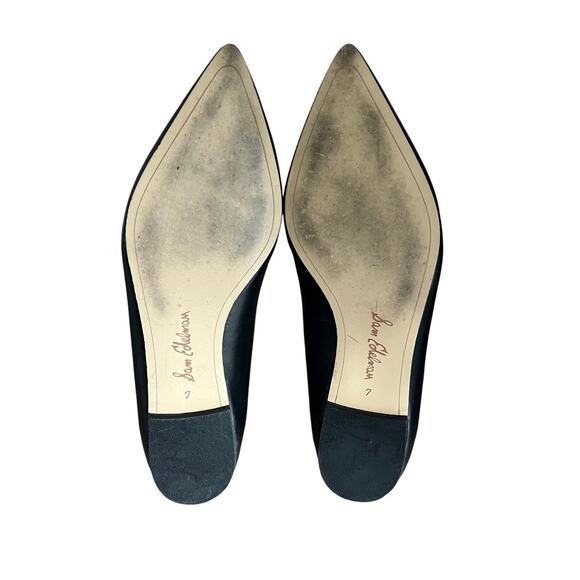 Sam Edelman Pointed Black Flats Size 7 - Picture 6 of 6